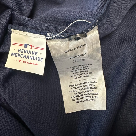 NWT Levelwear Men's Boston Red Sox Omaha Performance Polyester Polo Navy XXL - Picture 9 of 9
